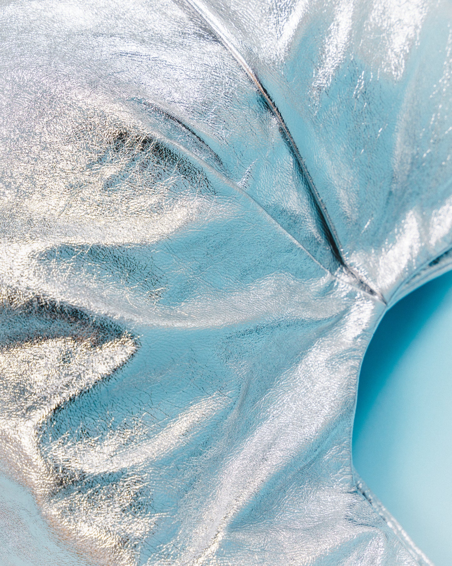 The Beau Bag - Silver Metallic