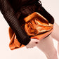 Margaux Clutch in Metallic Orange