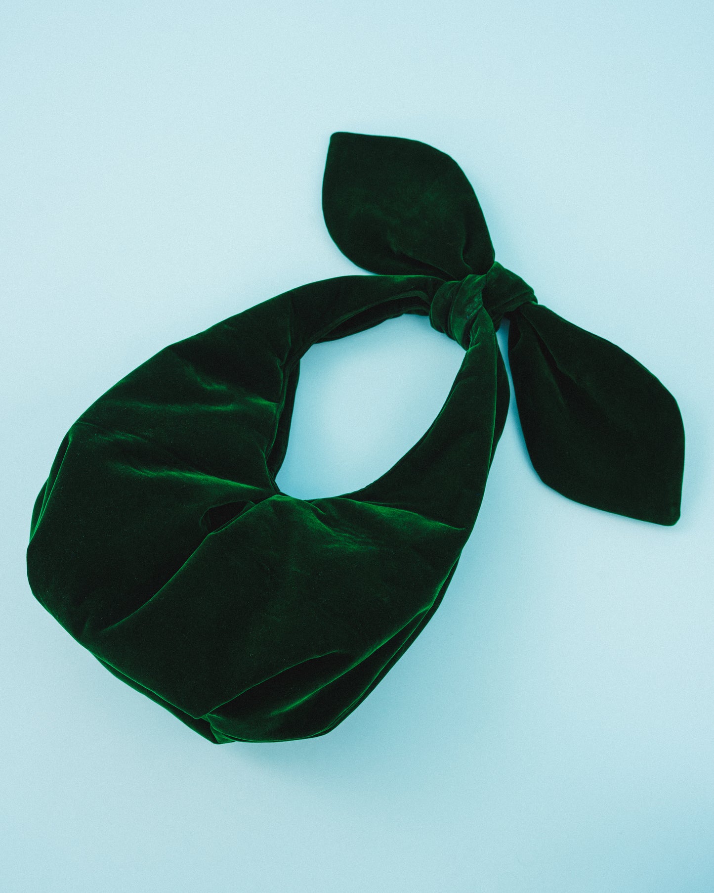 The Minnie Bag - Green Velvet