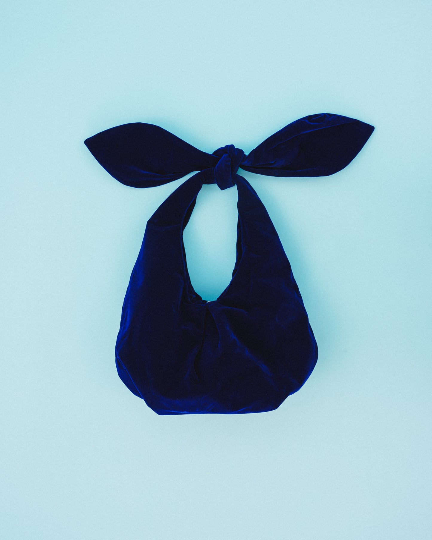 The Minnie Bag - Blue Velvet