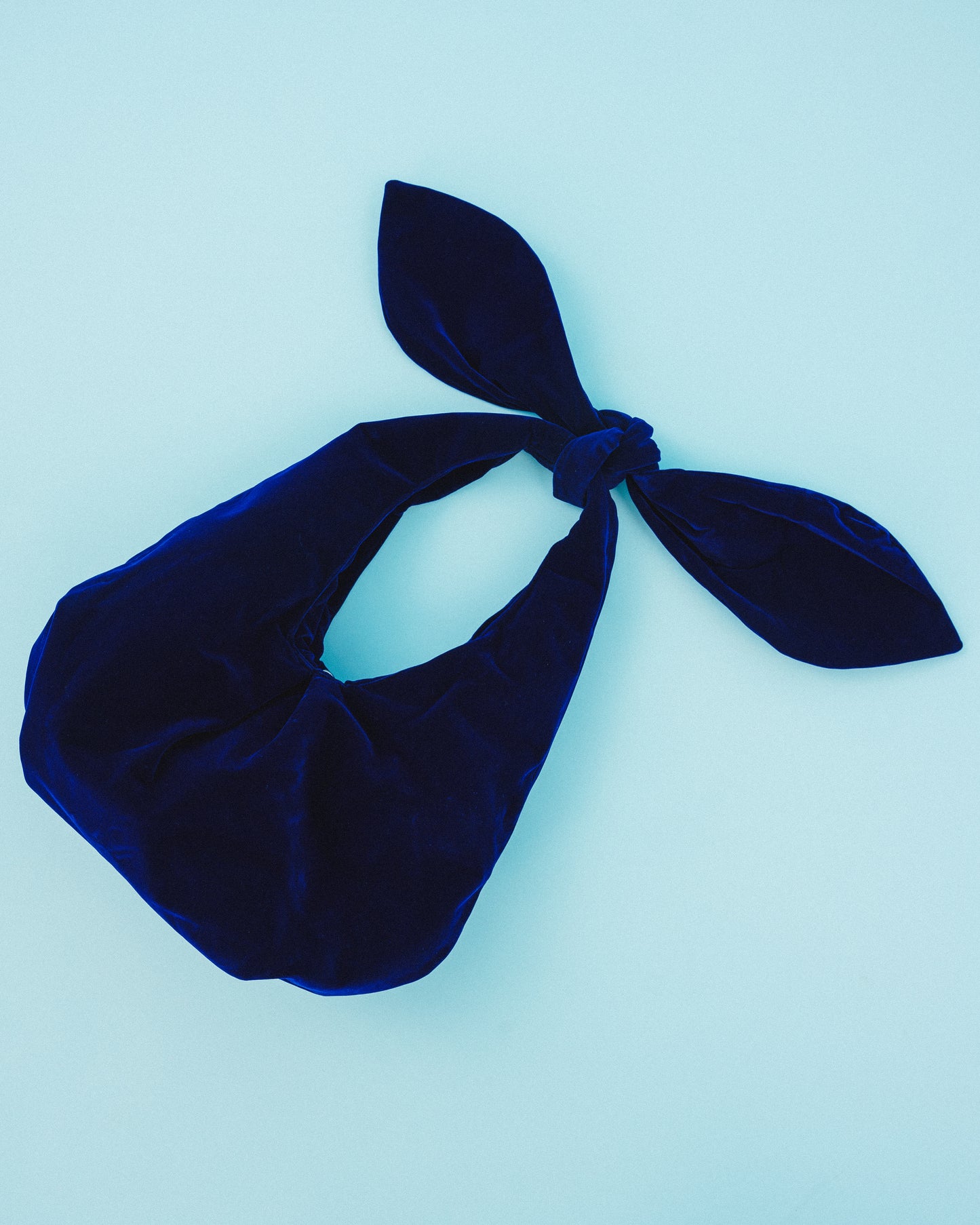 The Minnie Bag - Blue Velvet