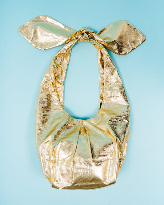 The Beau Bag - Gold Metallic