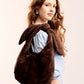 Chocolate Brown Suede Minnie